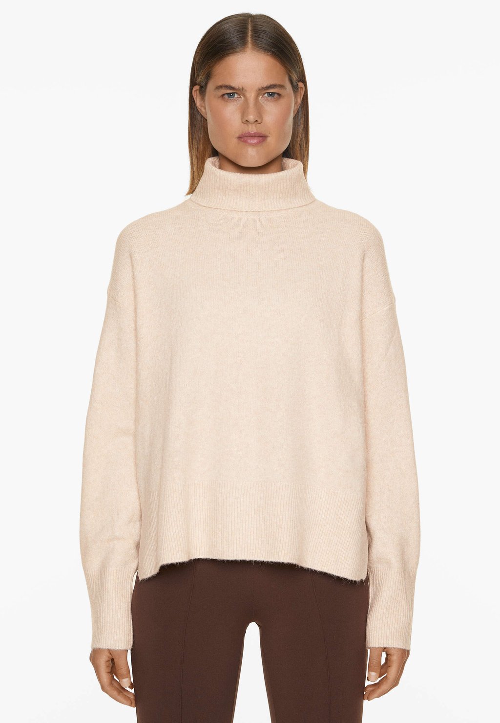 

Джемпер HIGH NECK OYSHO, бежевый