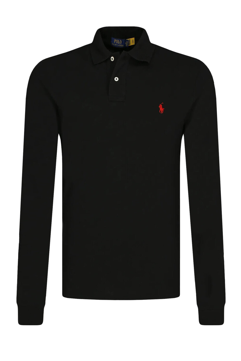 

Поло POLO RALPH LAUREN custom slim fit, черный