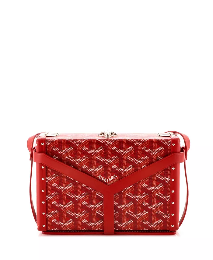 

Сумка-минодьер из покрытого холста Pre-Owned Goyard, красный