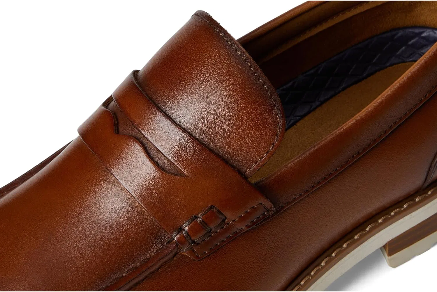 Лоферы Florsheim Renegade Moc Toe Penny Loafer, Cognac Multi — фото 2