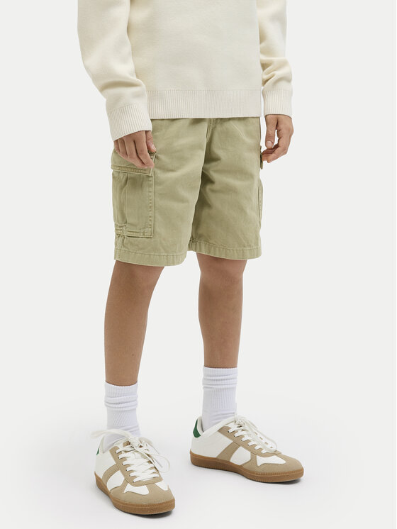 

Шорты свободного кроя из ткани Karl 12269498 Jack&Jones Junior, бежевый