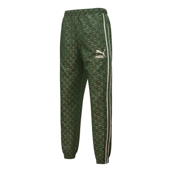 

Брюки players lounge track pants 'green' Puma, зеленый