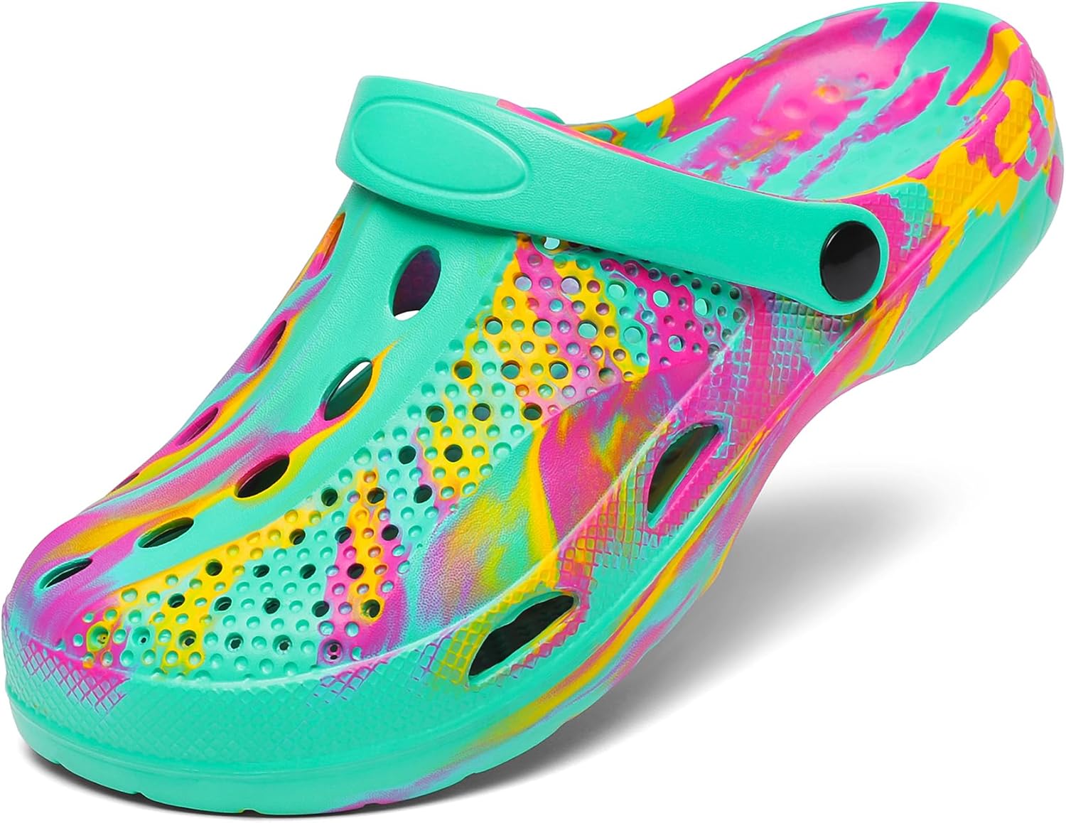 

Сабо с поддержкой свода стопы SOSOWHLTE для мужчин и женщин, универсальная садовая обувь, удобные сандалии-тапочки для пляжа и повседневного ношения, зеленый