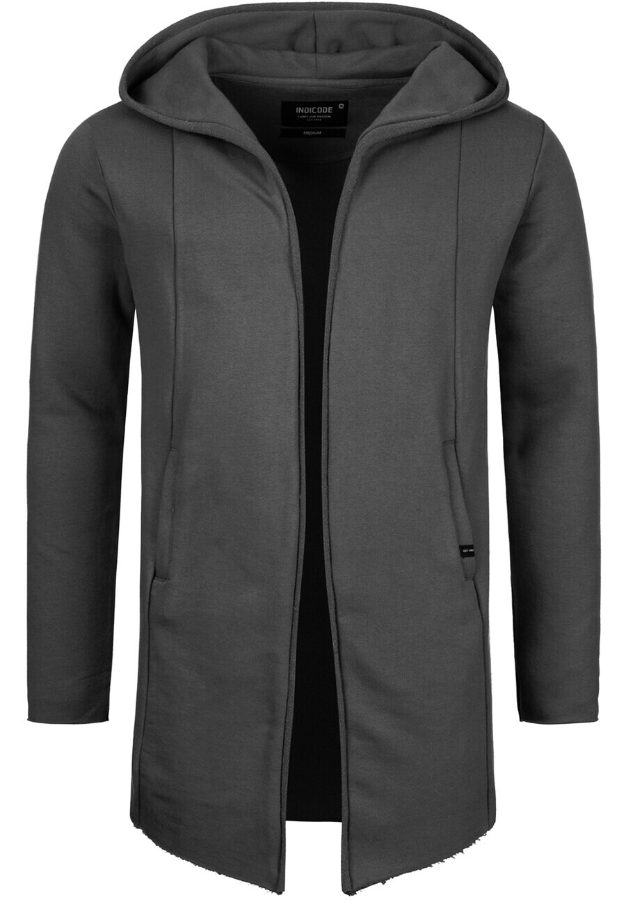 

Худи на молнии Indicode Jeans BREKSTAD, антрацит