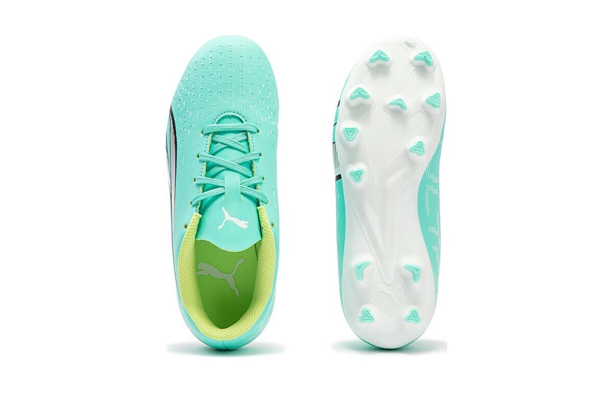 Футбольные бутсы Puma Ultra Play Kids для детей, Mint Green — фото 4