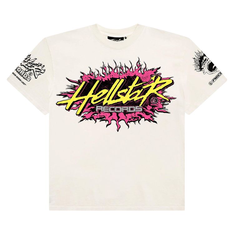 

Футболка Hellstar Records T-Shirt White, кремовый