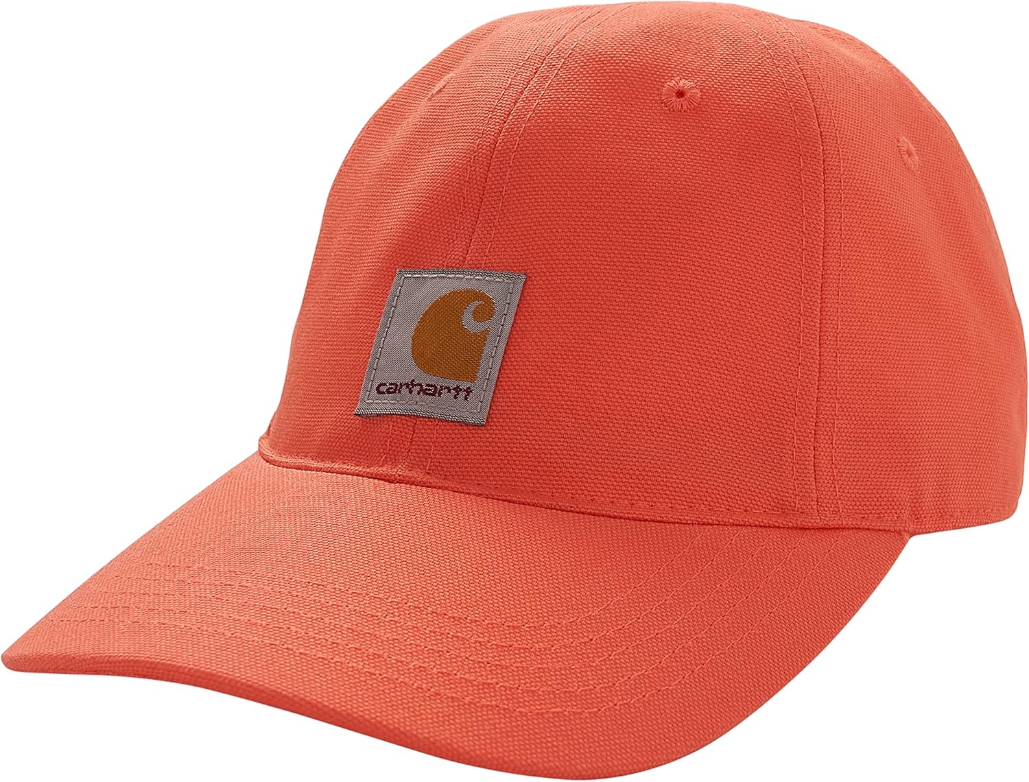 

Carhartt Kids' Signature Canvas Baseball Cap, Living Coral