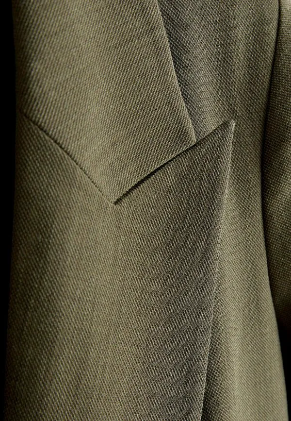 

Короткое пальто с перекрестной вязкой, соответствующего росту. Next, Khaki Green