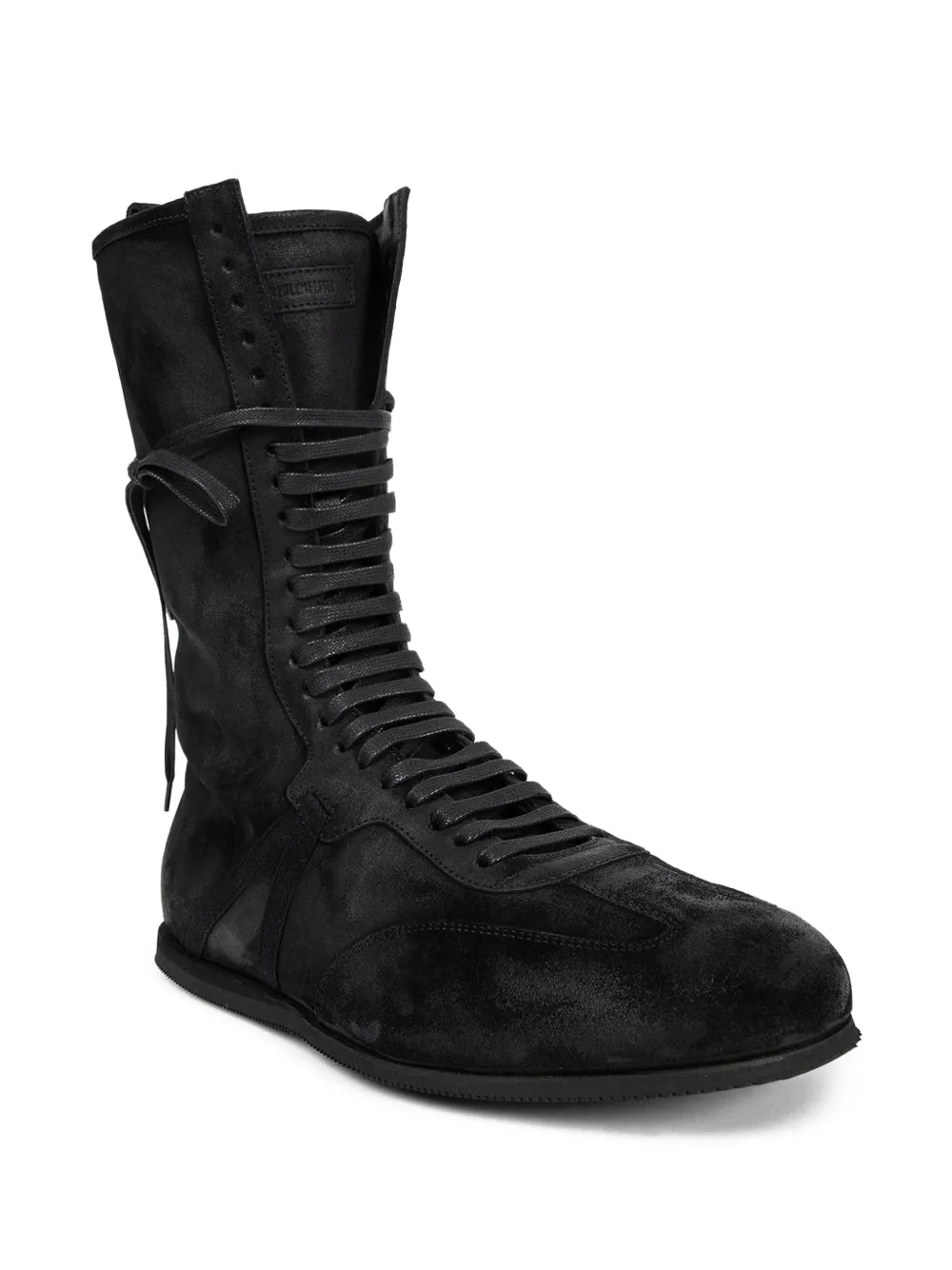 Замшевые кроссовки Fides на шнуровке Ann Demeulemeester, черный — фото 2