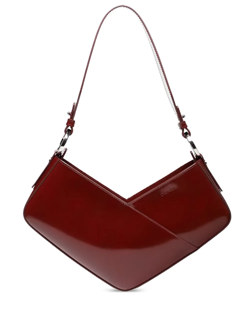 

Лакированная сумка на плечо Venere Cube Dienèe, красный