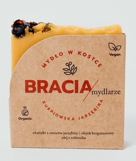 

Кусковое мыло Курпёвская рябина, Bracia Mydlarze