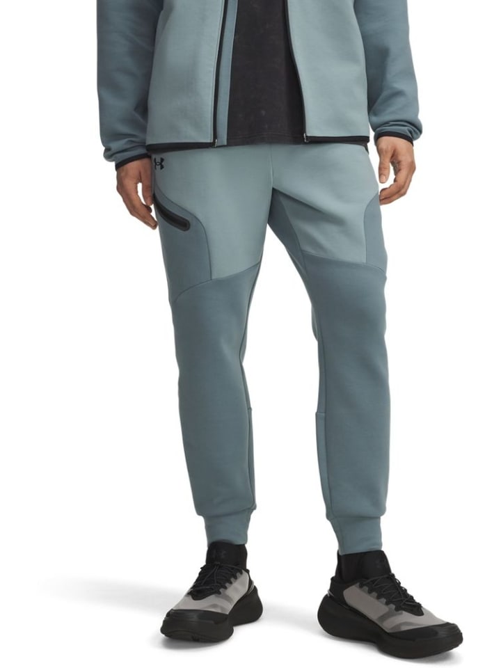 

Спортивные брюки "Unstoppable Eu Fleece Jogger" синего цвета Under Armour