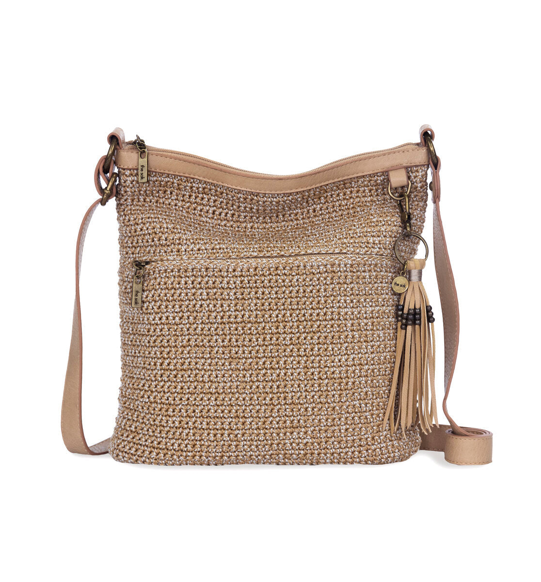 

Сумка через плечо женская The Sak, цвет hand crochet - bamboo static