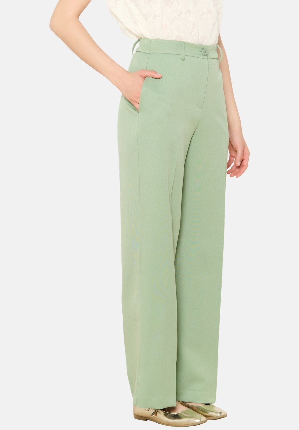 

Брюки WIDE LEG LolaLiza, светло-зеленый
