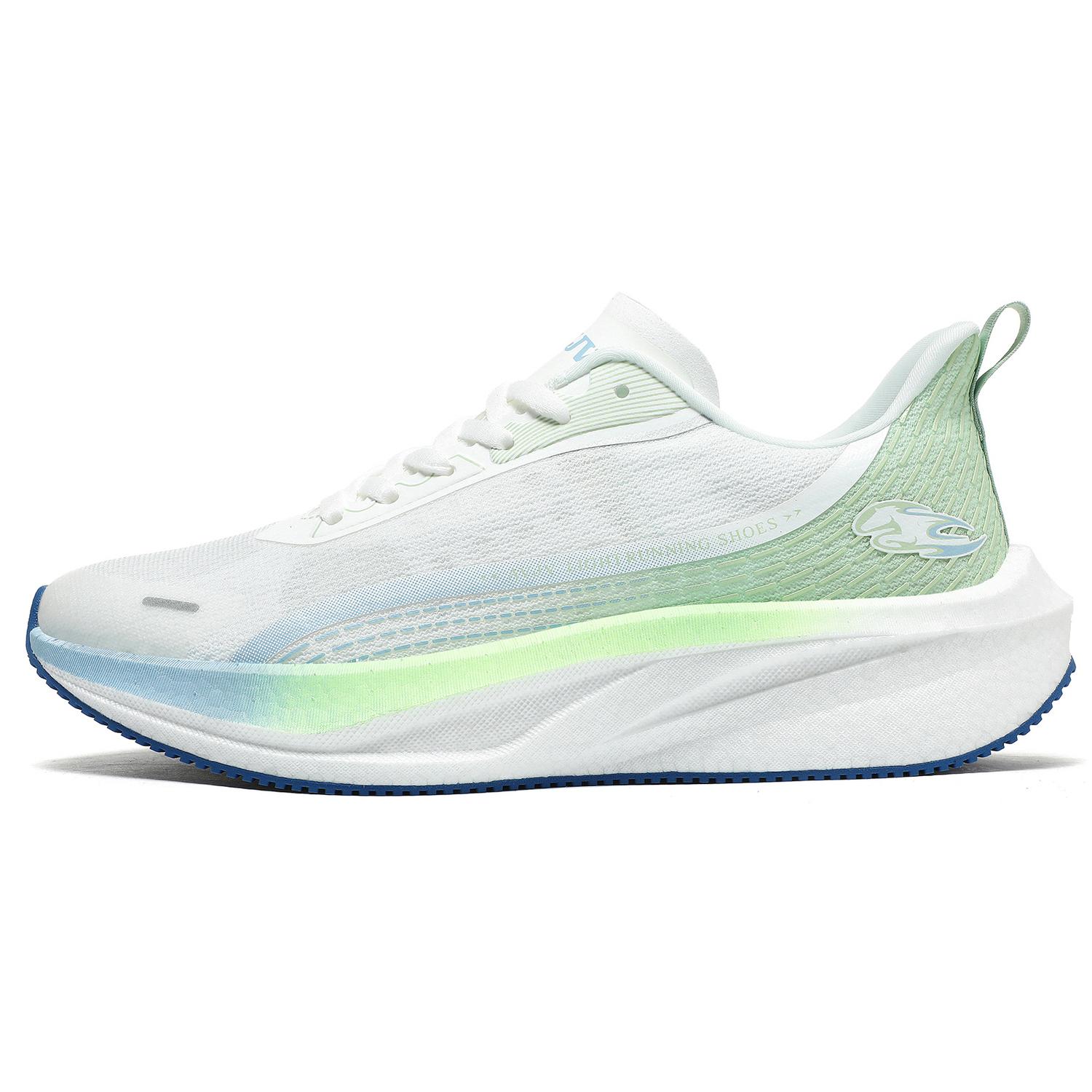 

AVJV Мужские беговые кроссовки низкие белые светло-зеленые, цвет White Light Green