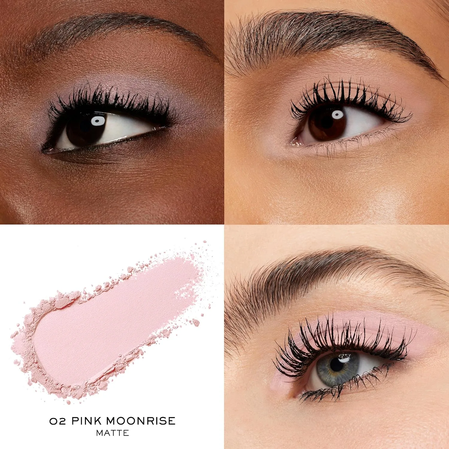 Тени для век Lancôme Idôle Goddess Dimension, мерцающий финиш - высокая пигментация, стойкость в складках века, стойкий макияж глаз, легко растушевывается, можно наслаивать цвет., 02 Pink Moonrise — фото 3