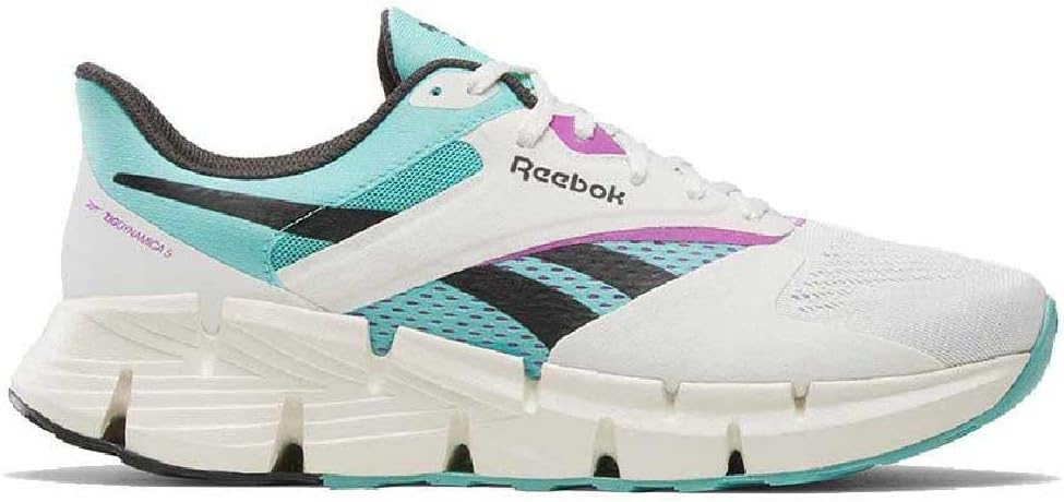 

Кроссовки Reebok для взрослых унисекс Zig Dynamica 5, Chalk Ai Aqua Vintage Chalk