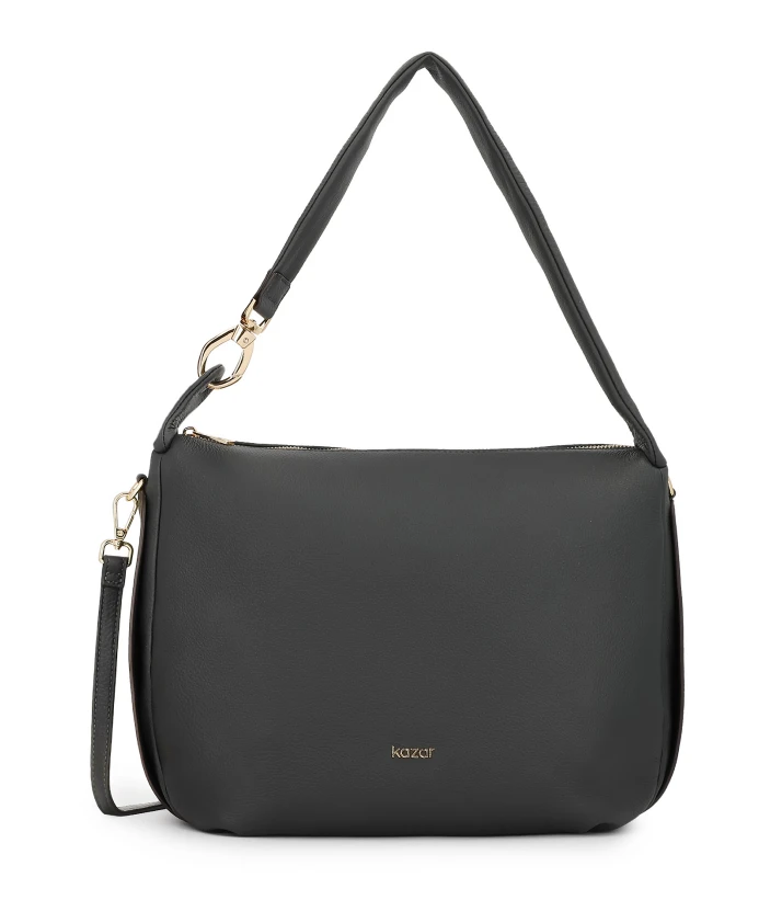 

Серая сумочка удобного свободного кроя Kazar, серый