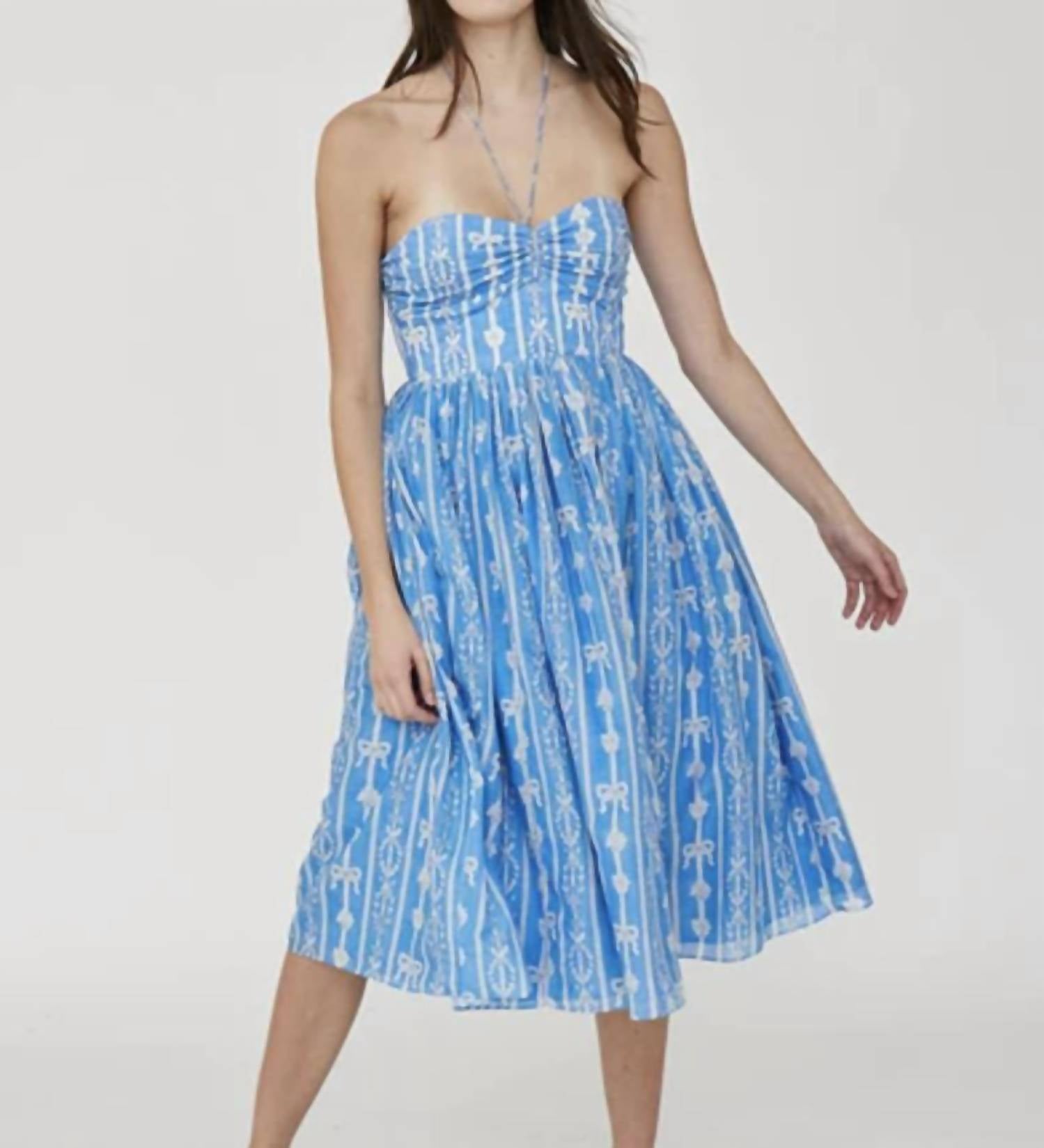 

Платье Баланчина в синем цвете Rachel Antonoff
