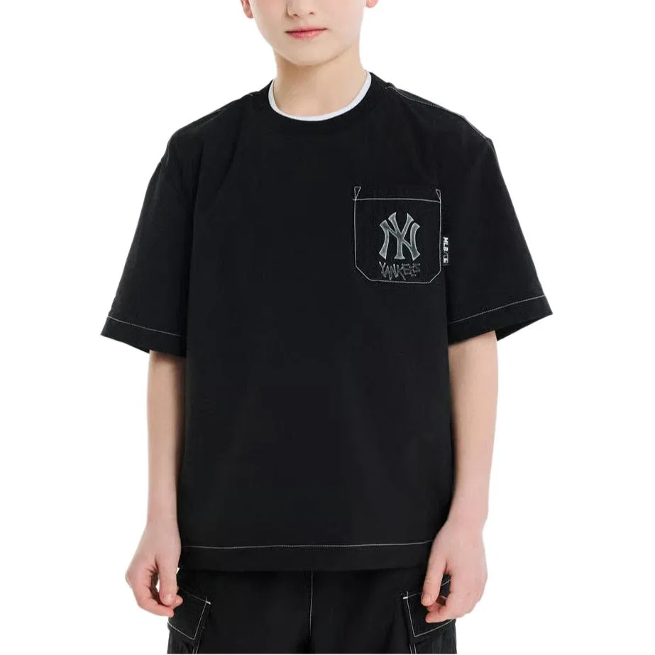 Футболка New York Yankees Standard, черная, детская, 3-7 лет MLB KIDS, Standard Black — фото 4