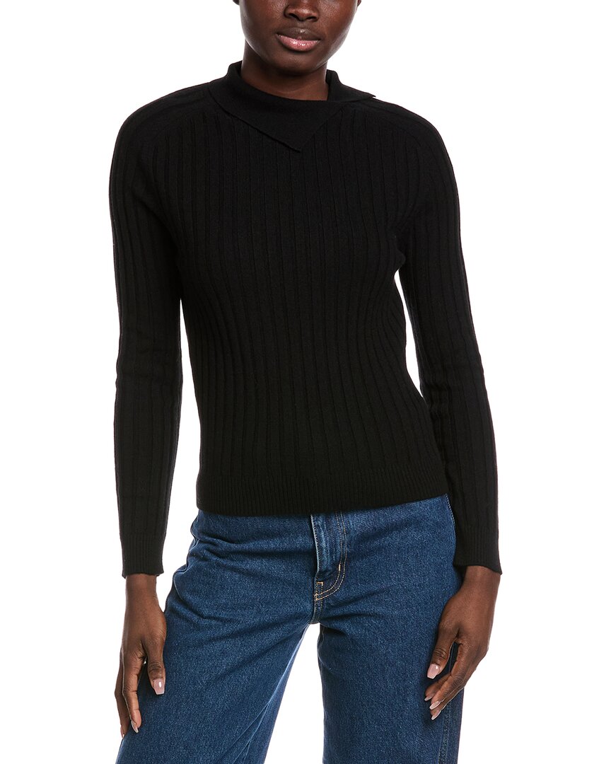 

Мужской свитер из шерсти и кашемира Malo Cashmere, черный