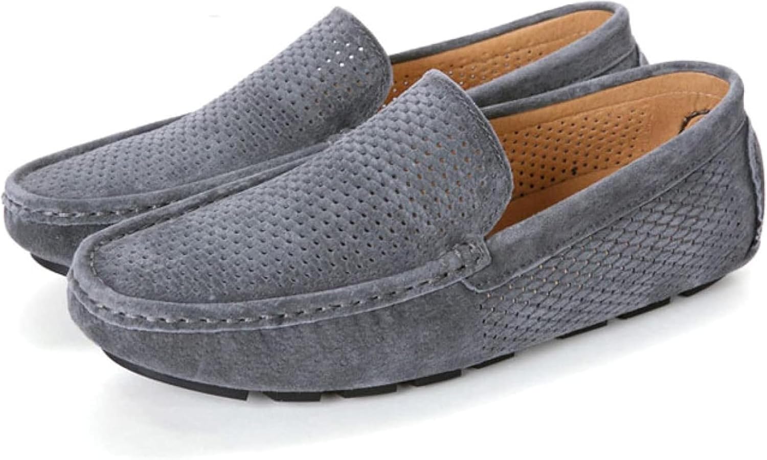 

Мужские повседневные лоферы, удобные босоножки с вырезами, слипоны, пенни-лоферы, обувь для ежедневной ходьбы на улице Oxcowniu, серый