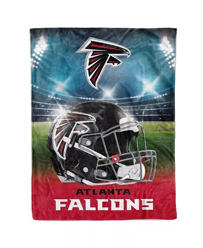 

Одеяло для освещения стадиона Atlanta Falcons 60 x 80 дюймов Logo Brands, мультиколор