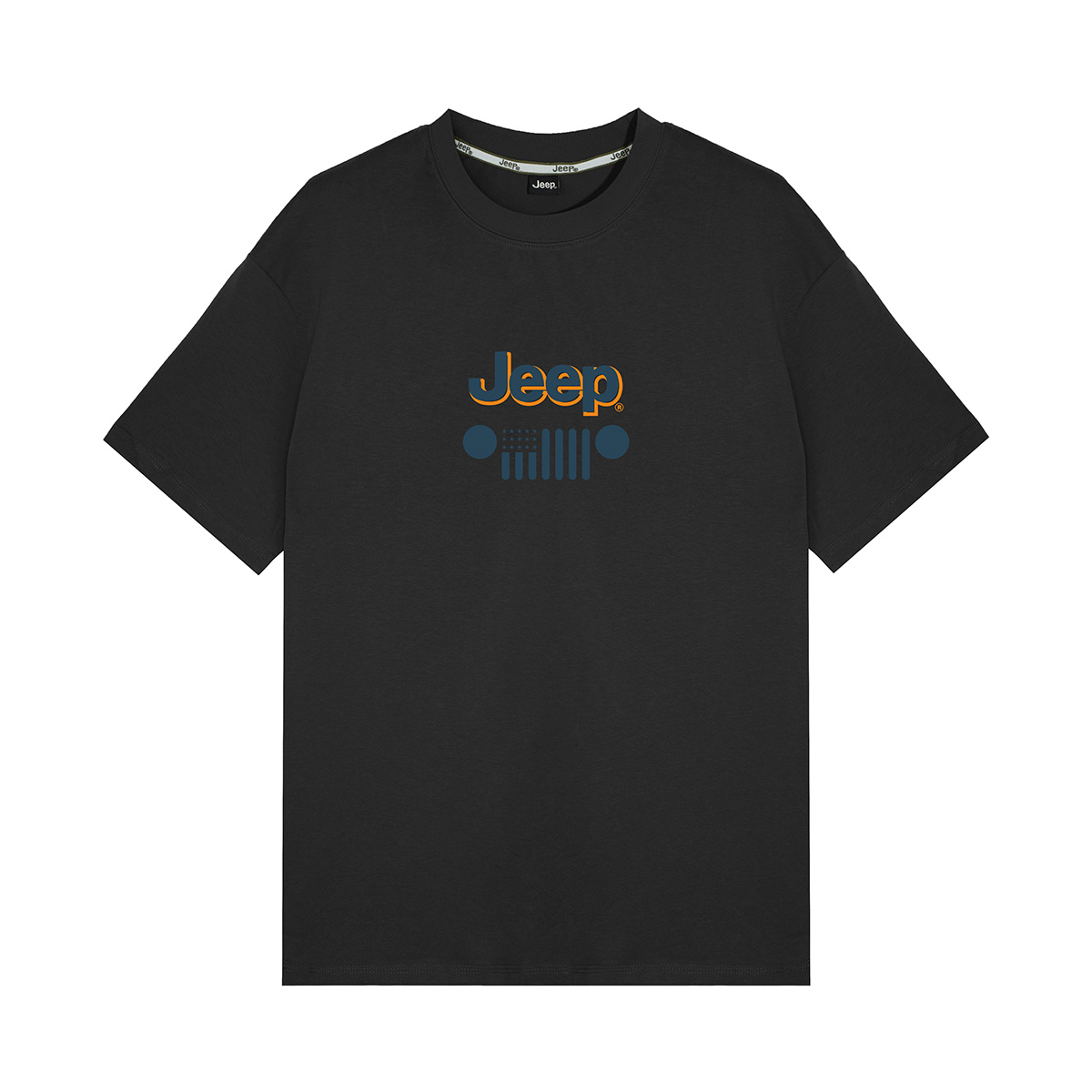 

Футболка Unisex Crew Neck Moderate Straight Fit Jeep, pure черный