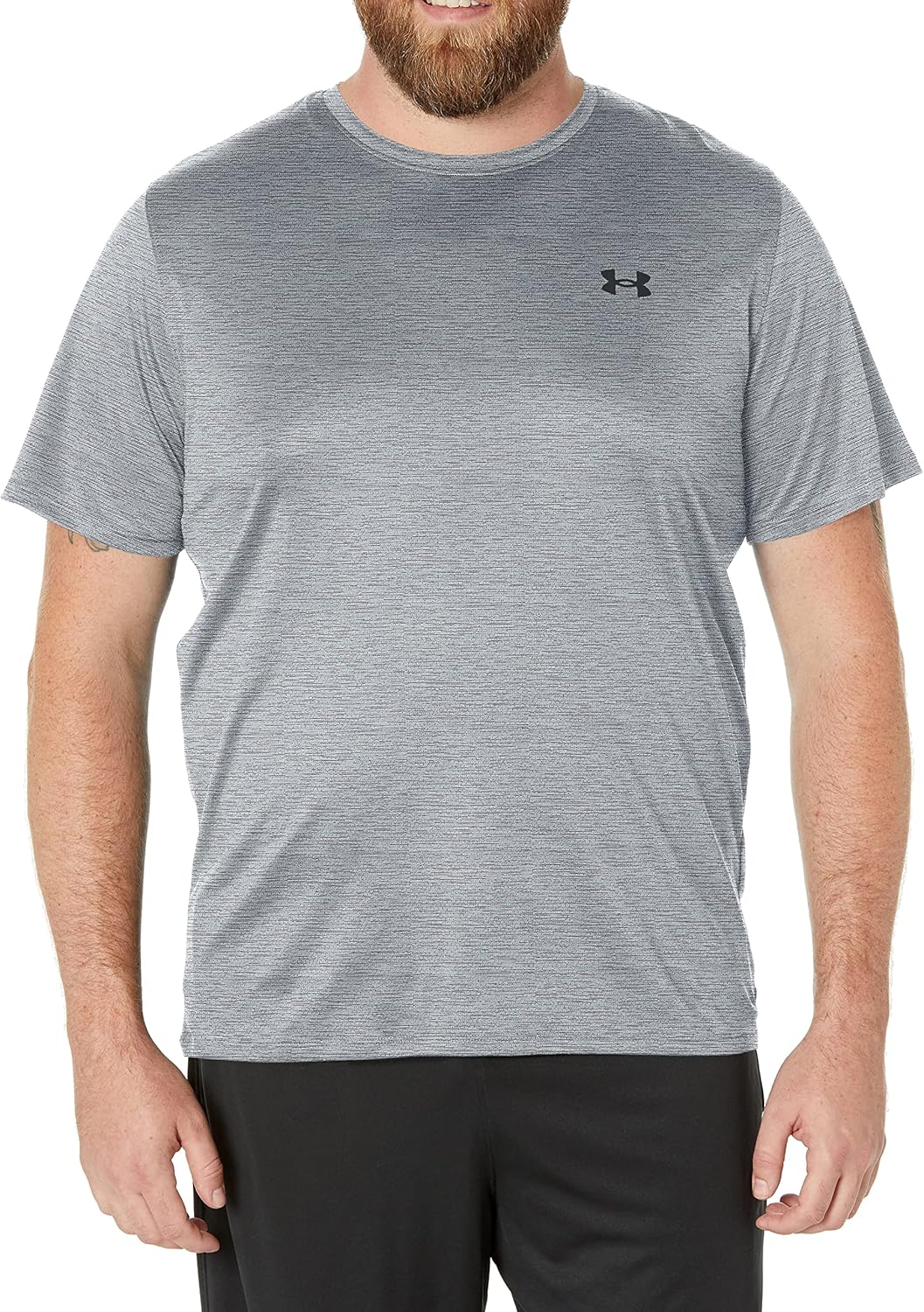 

Мужская тренировочная футболка с коротким рукавом Under Armour Vent 2.0, Pitch Gray (012)/Black, Черный, Мужская тренировочная футболка с коротким рукавом Under Armour Vent 2.0, Pitch Gray (012)/Black