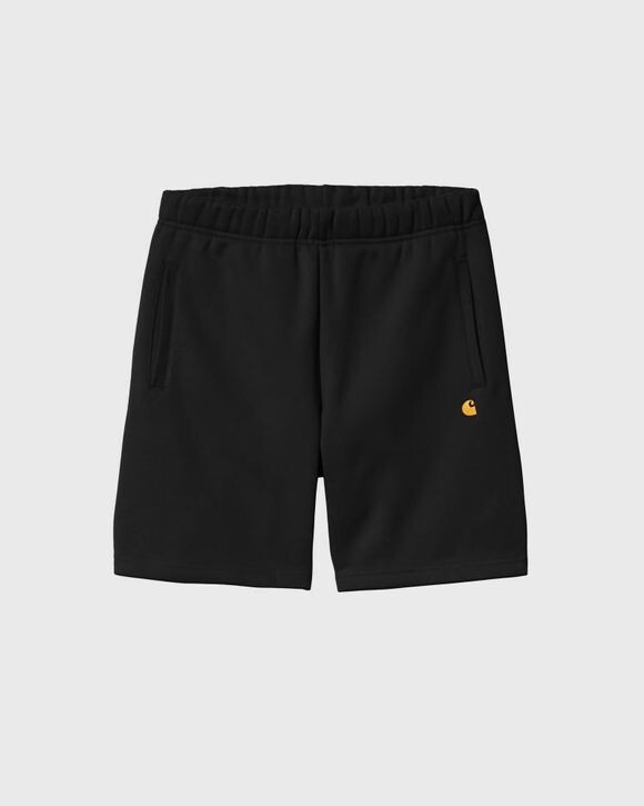 

Шорты Carhartt Wip Chase Sweat Short, цвет black / gold