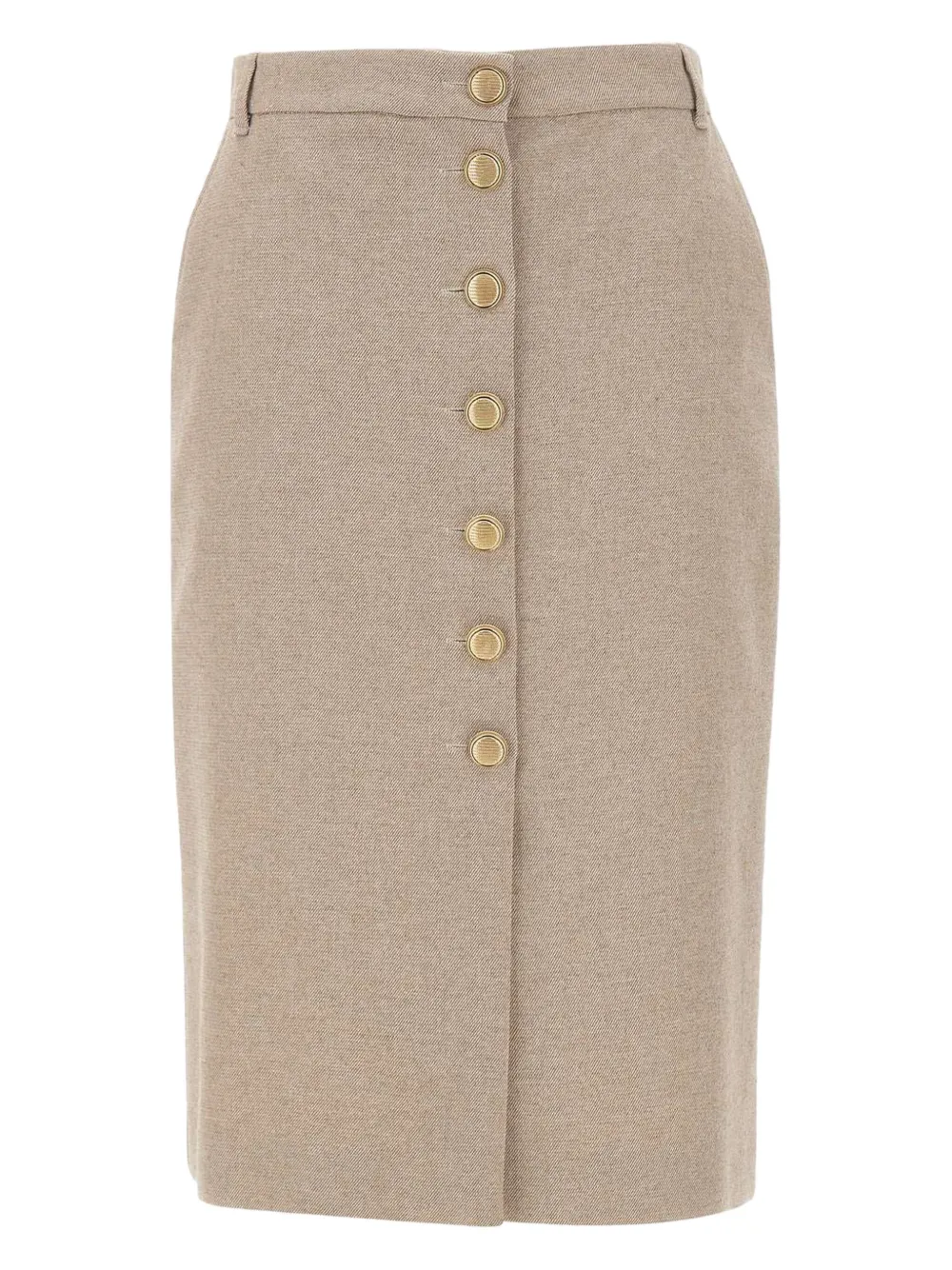 

Миди-юбка на пуговицах спереди Marella, нейтральный