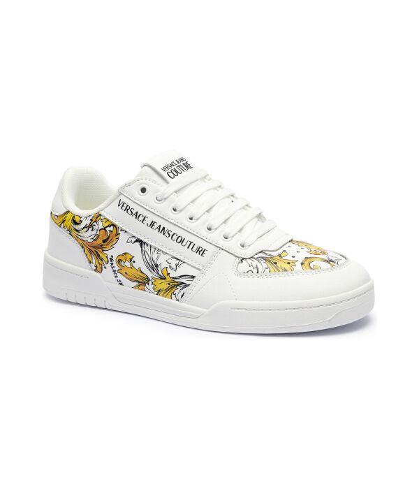 

Кроссовки Versace Jeans Couture с элементами кожи, белый