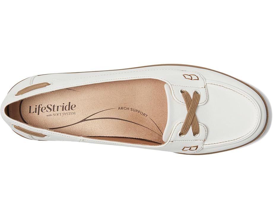 Лоферы LifeStride Nautical, цвет White Faux Leather — фото 2