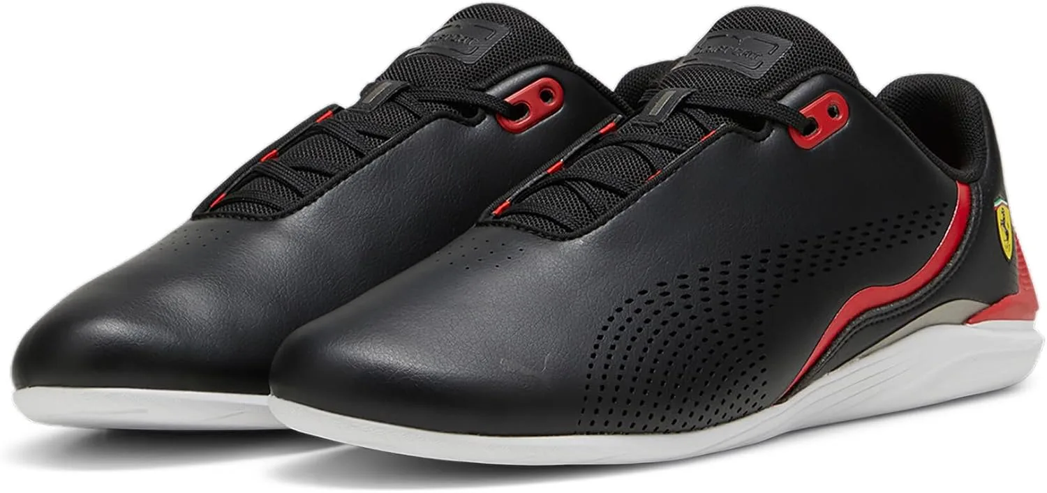 Мужские кроссовки PUMA Ferrari Drift Cat Decima, белый/черный — фото 2