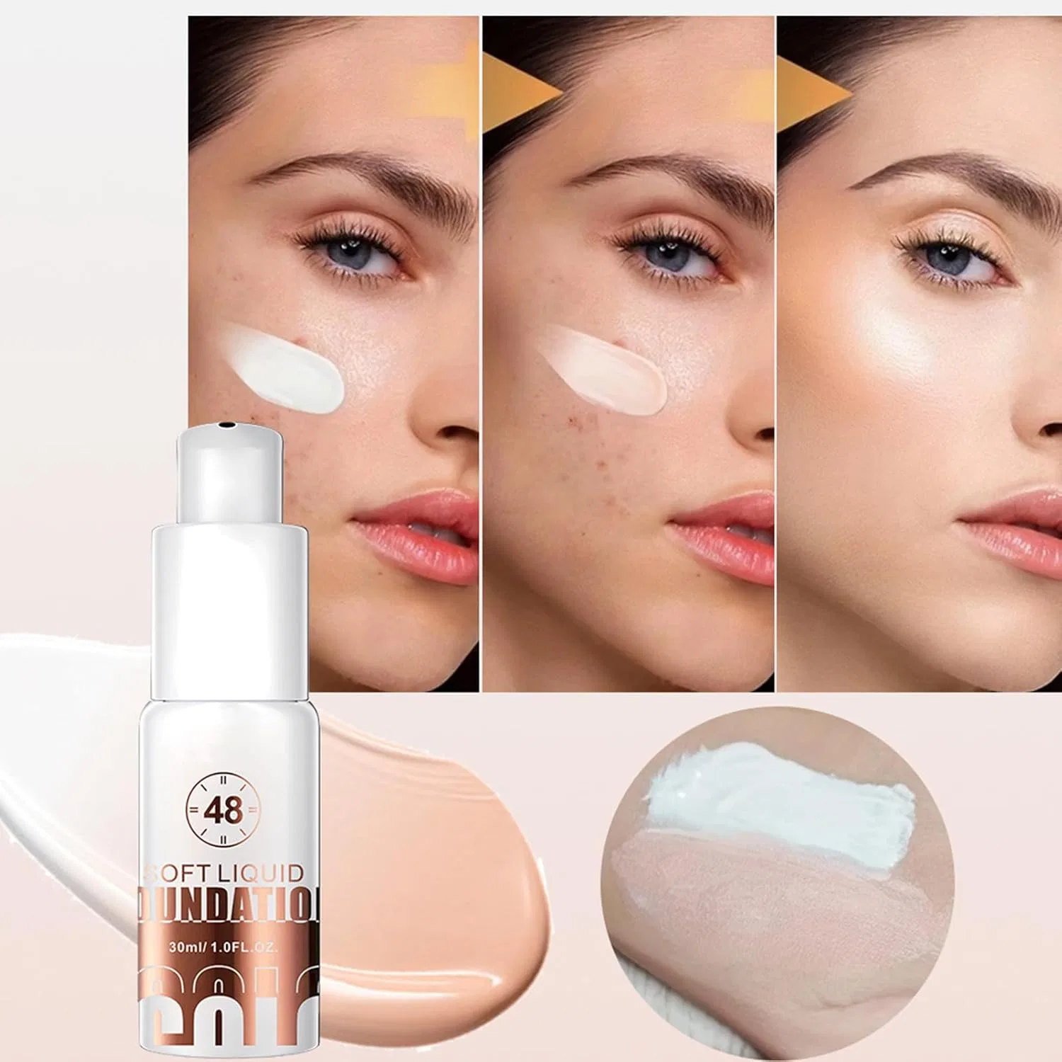 Тональное средство с изменением цвета Color Changing, No brand, 30 мл — фото 3
