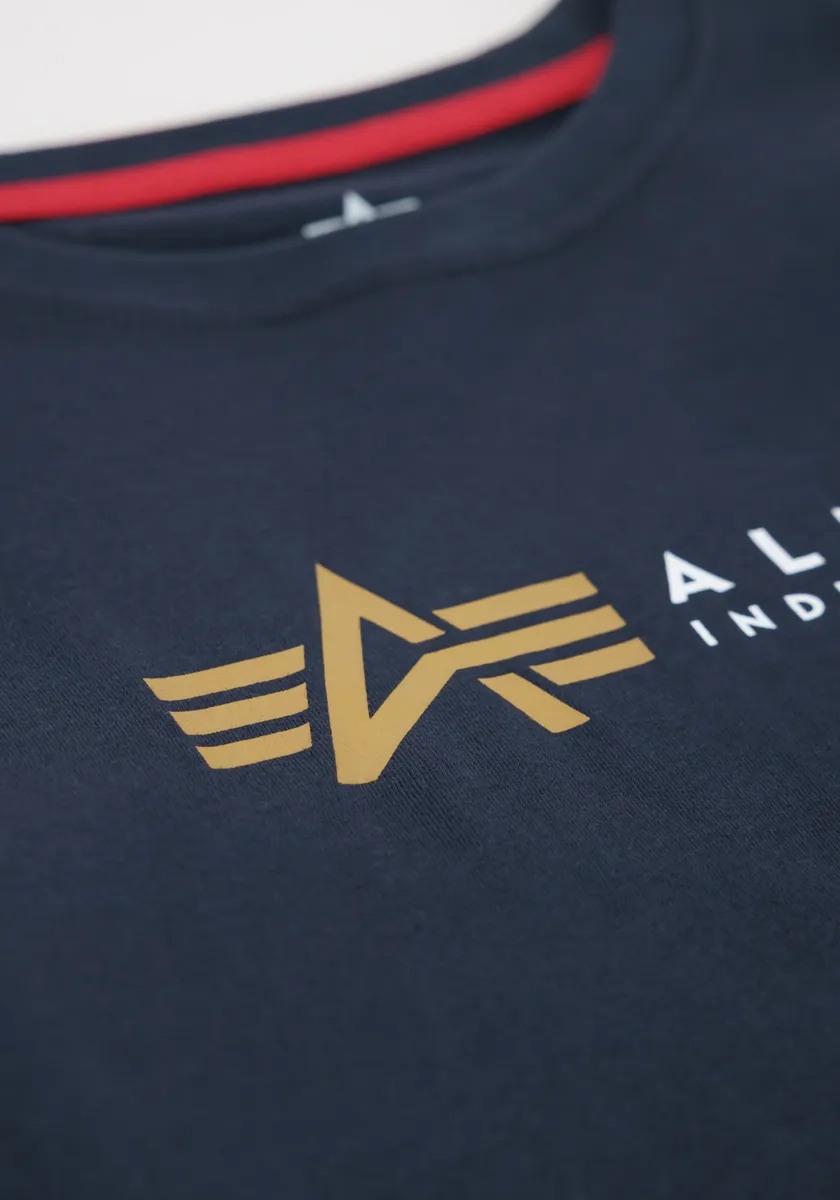 Футболка Alpha Industries " Alpha Industries Kids - Футболки Alpha Label T Kids/Teens", синий — фото 3