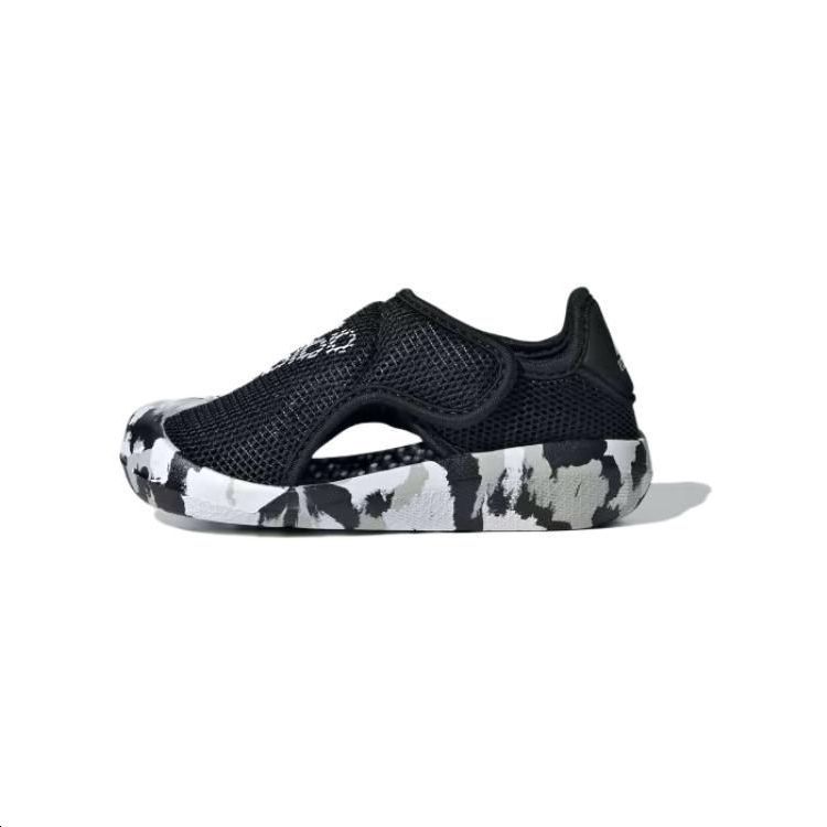 

Adidas Дышащие низкие детские туфли черного и белого цвета для младенцев и малышей