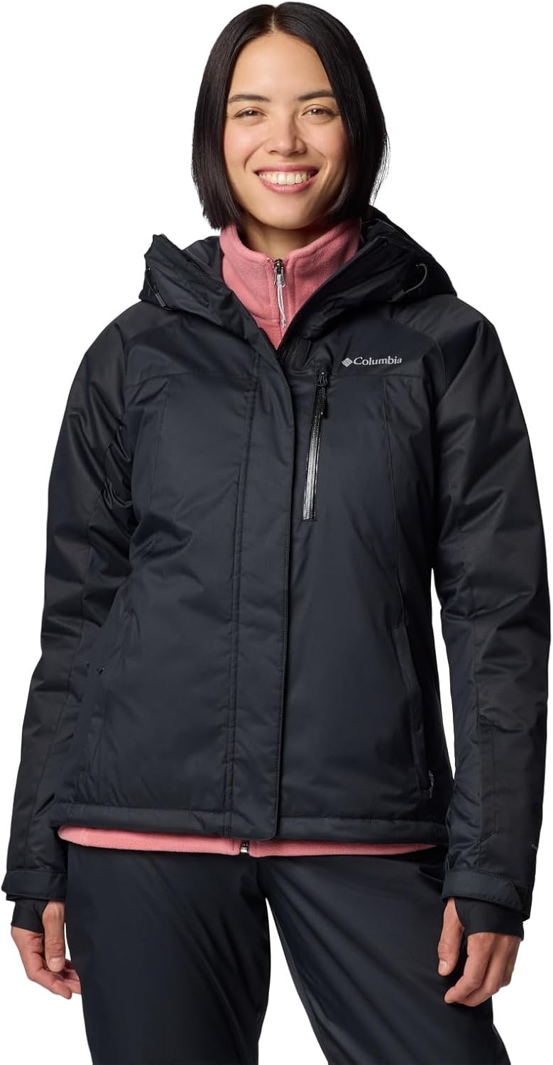 

Columbia женская утепленная куртка Snowy Summit, Black/Black Dobby