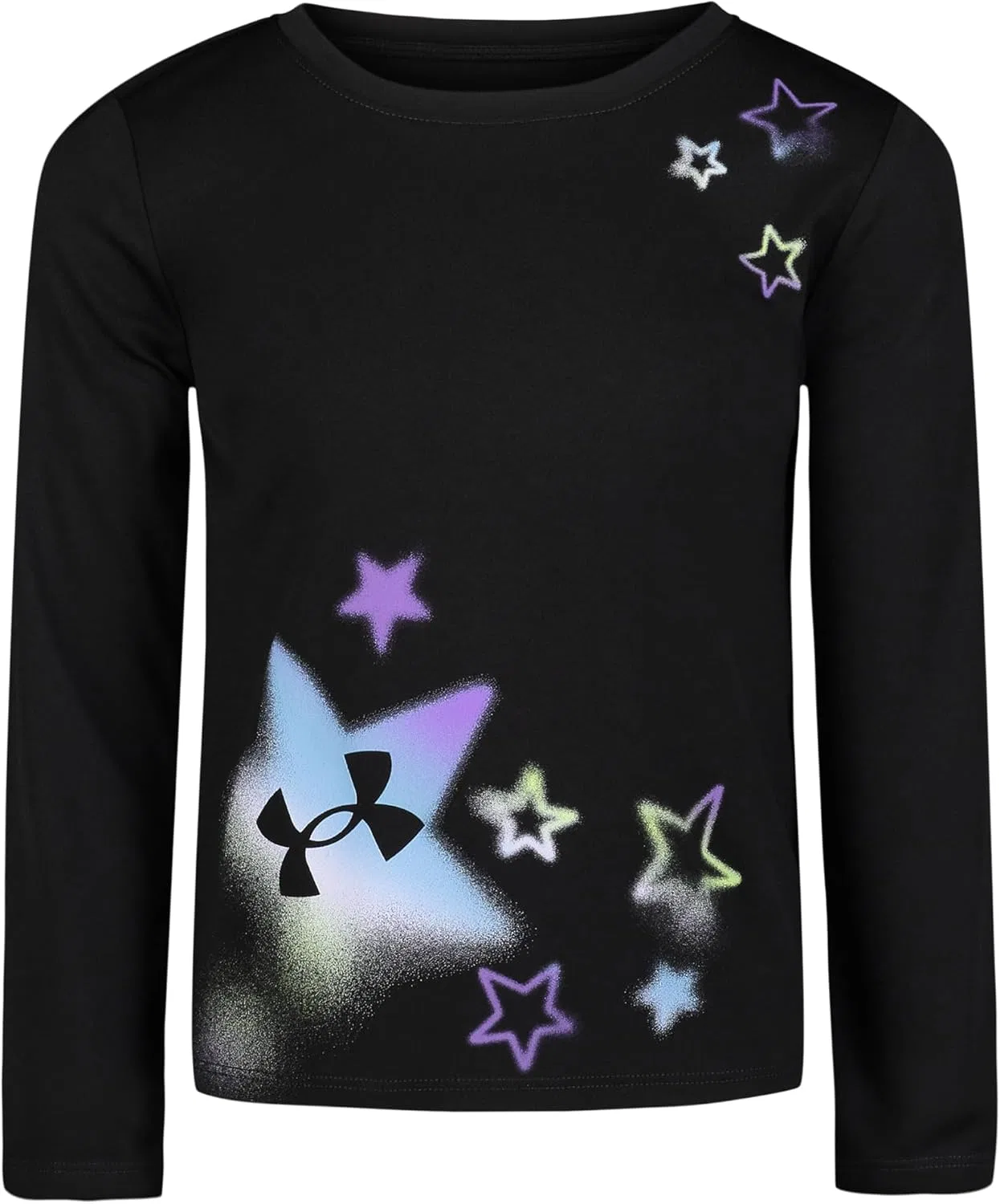 Футболка с длинным рукавом Under Armour, Outdoor Collection, Black/Stars