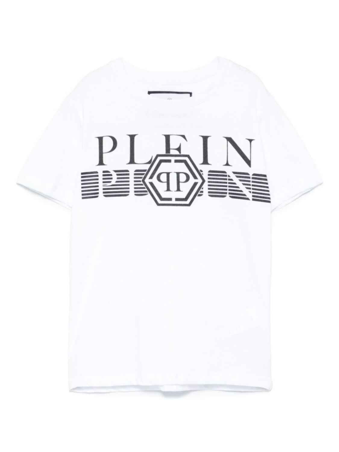

Футболка с логотипом Philipp Plein Junior, белый