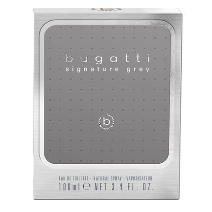 Bugatti Signature Grey Men'S Perfume 100ml - Fresh Eau De Toilette With Spicy Scent For All Ages - Perfect For Any Occasion — фото 3
