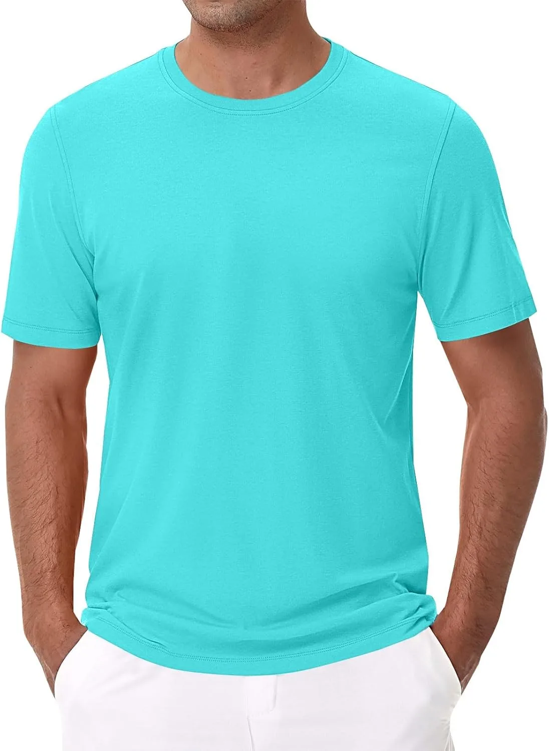 

Мужская футболка с коротким рукавом, летняя, легкая, дышащая