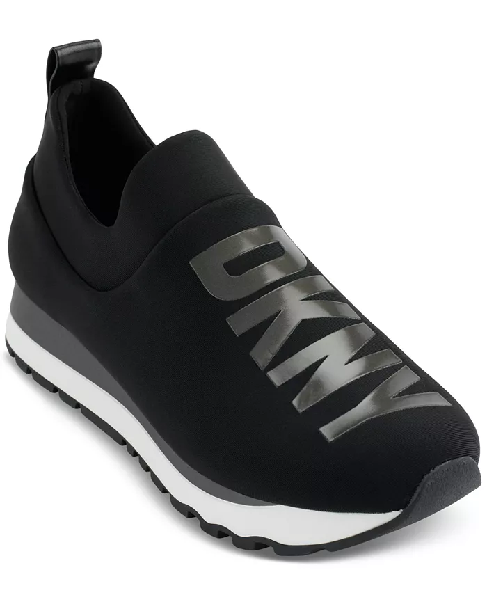Женские повседневные слипоны Jadyn Logo DKNY, черный