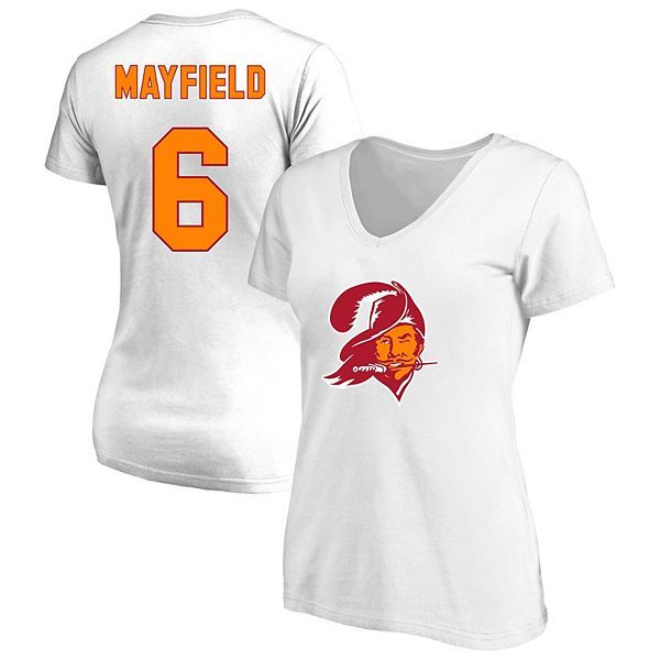 

Женская футболка Tampa Bay Buccaneers с именем и номером Baker Mayfield, белая, plus size Fanatics, Белый, Женская футболка Tampa Bay Buccaneers с именем и номером Baker Mayfield, белая, plus size Fanatics