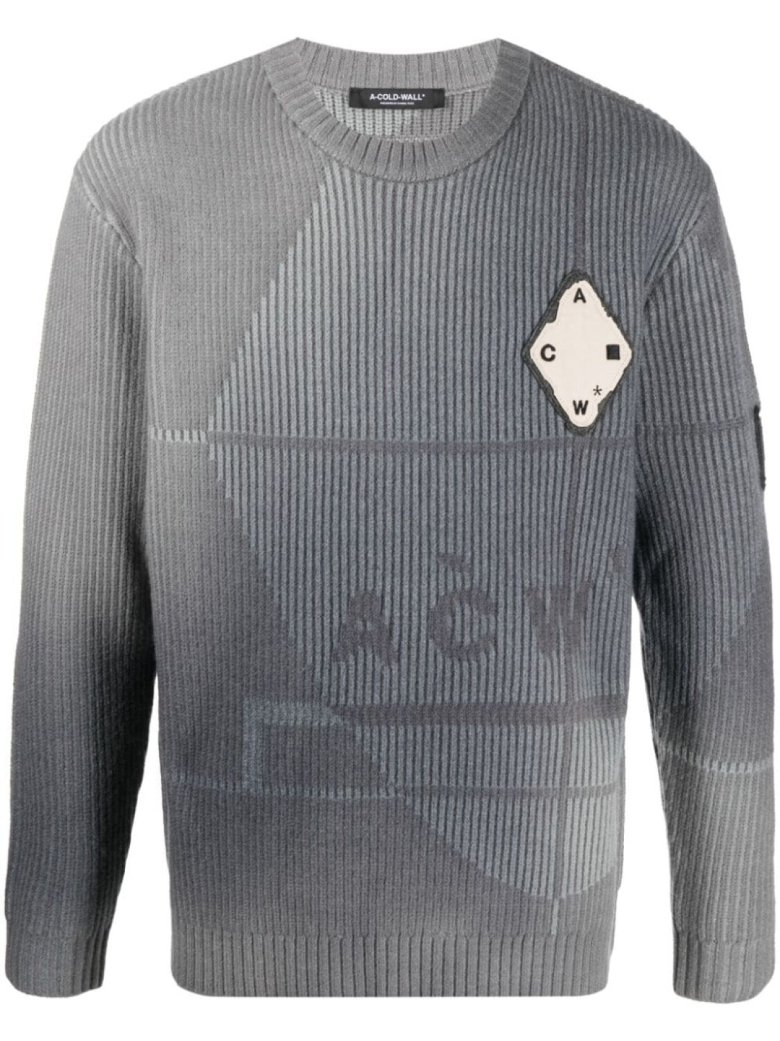 

A-COLD-WALL* джемпер Spray из смесовой шерсти, серый