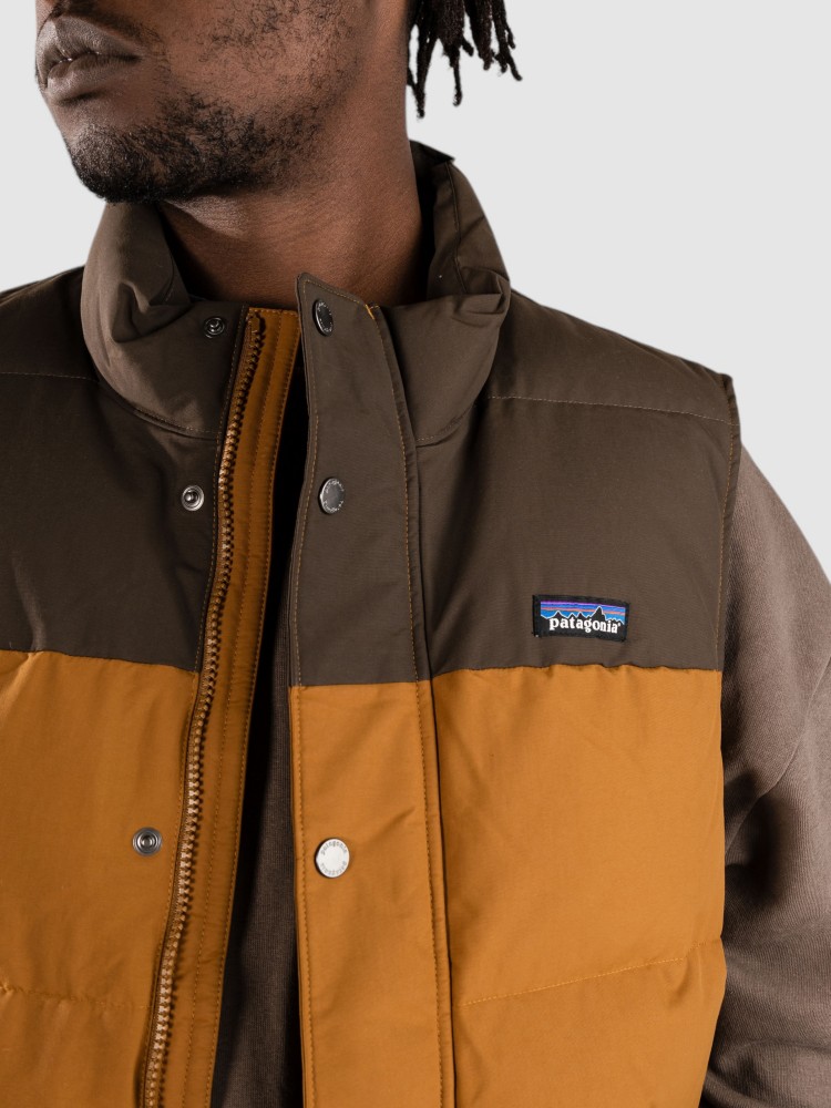 Зимняя куртка Patagonia Downdrift Weste, shelter brown — фото 3