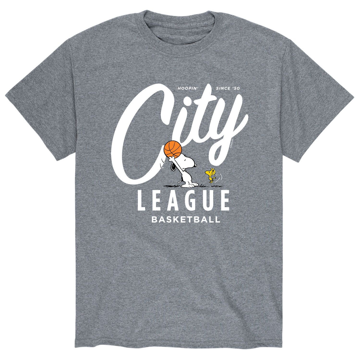 

Мужская футболка Peanuts City Basketball League Licensed Character