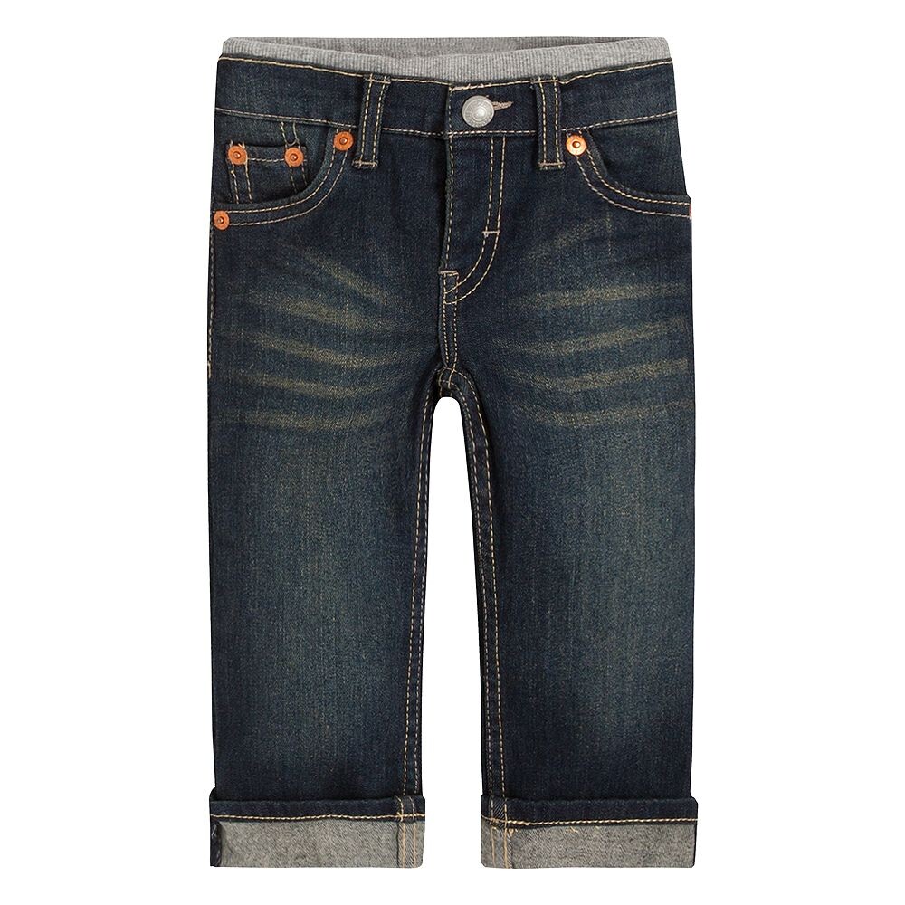 Джинсы без застежки Levi's Murphy для мальчиков и девочек младшего возраста, цвет Denim