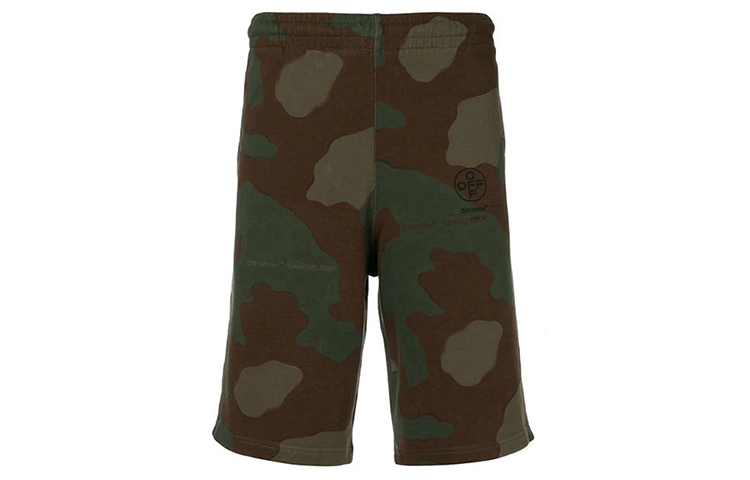 

OFF WHITE Повседневные шорты мужские зеленые OFF-WHITE