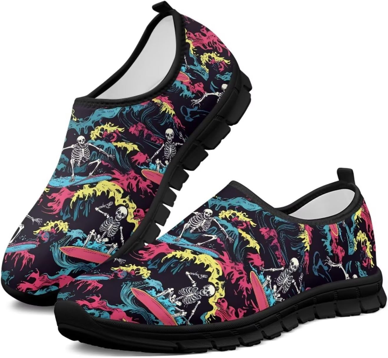 

Мужские повседневные кроссовки без шнурков, удобные туфли, легкие и нескользящие лоферы для прогулок, с черной подошвой Ocwfudsx